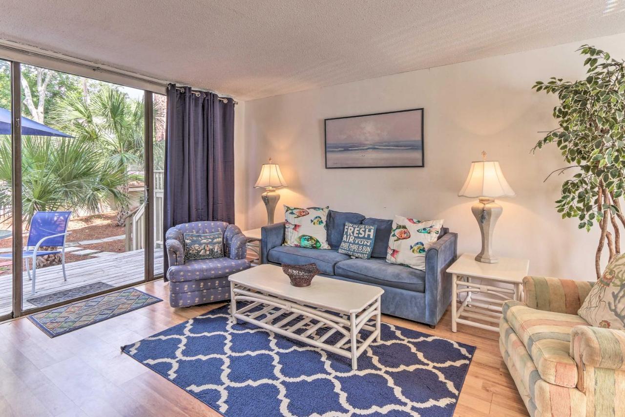 Hilton Head Island Townhome Patio, Walk To Beach Εξωτερικό φωτογραφία