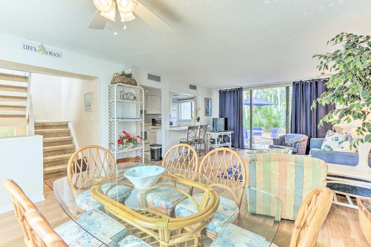 Hilton Head Island Townhome Patio, Walk To Beach Εξωτερικό φωτογραφία